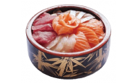 N3 Chirashi assortiments de poissons crus